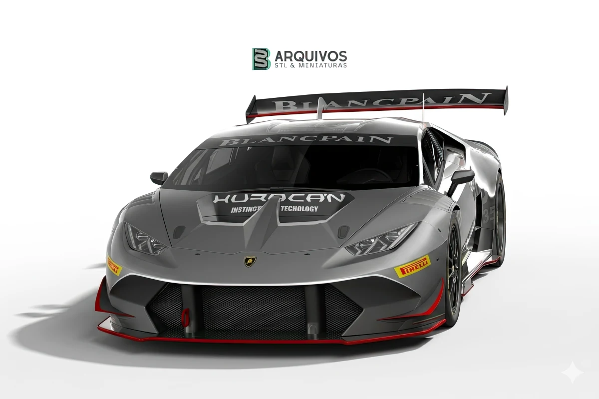 Modelo 3D STL - Lamborghini Huracan LP620-2 Super Trofeo 2015 — foto 3